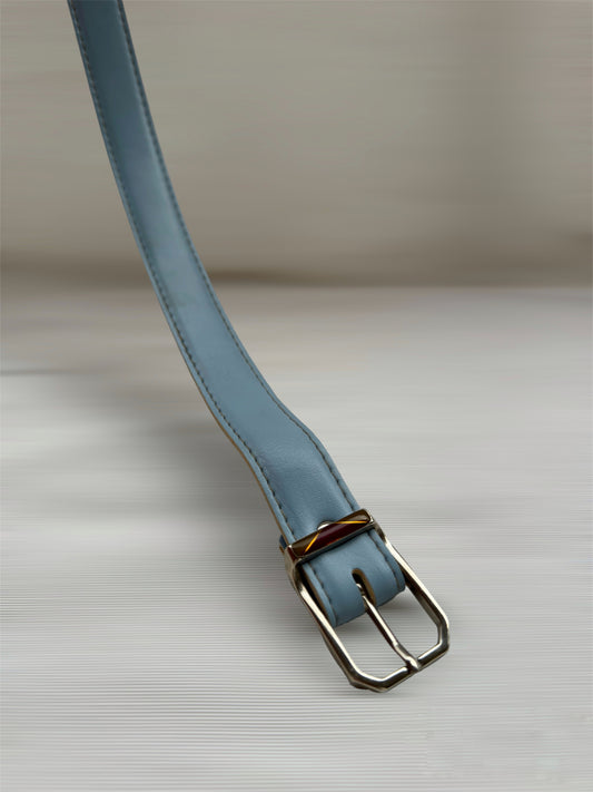 Cinturón vintage azul cielo
