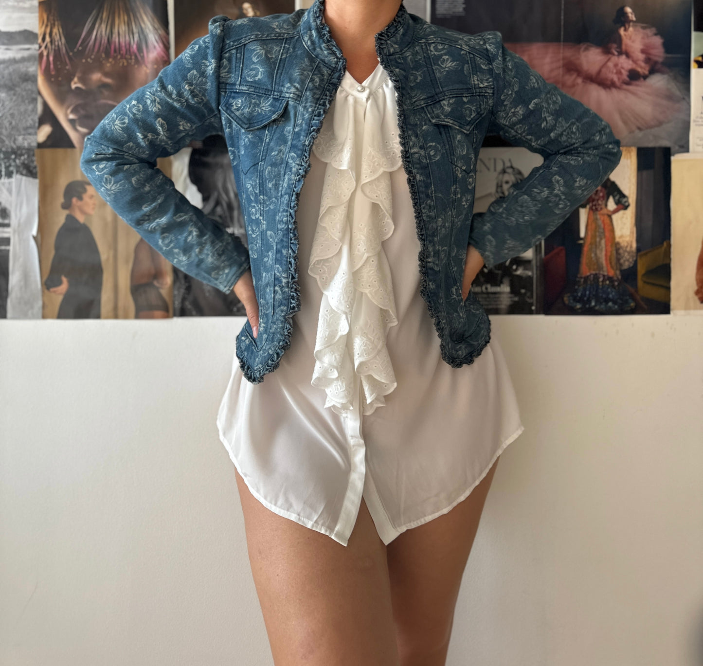 Chaqueta denim Poetry