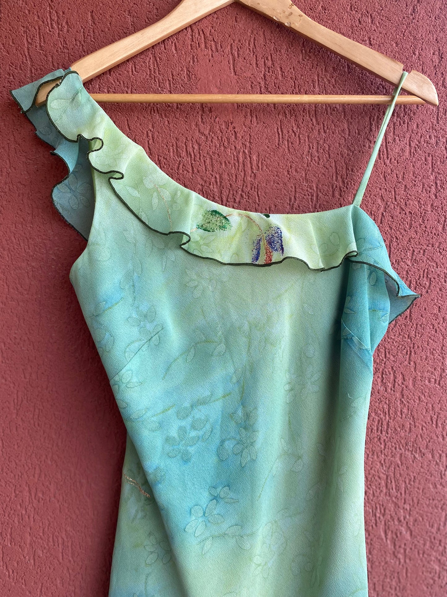 Vestido vintage pintado a mano