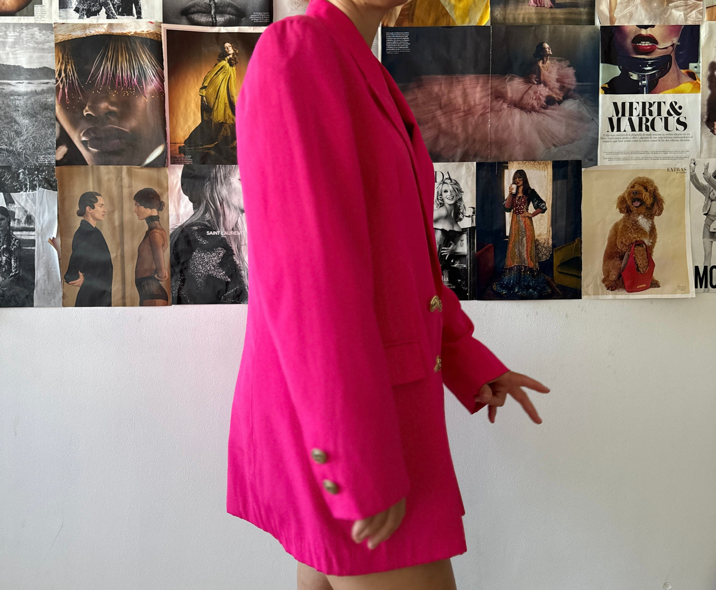 Blazer fucsia vintage