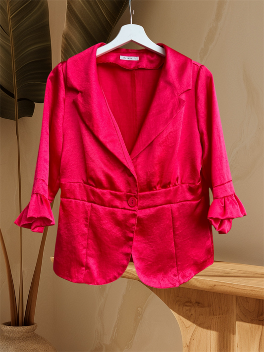 Blazer satinada vintage Delban