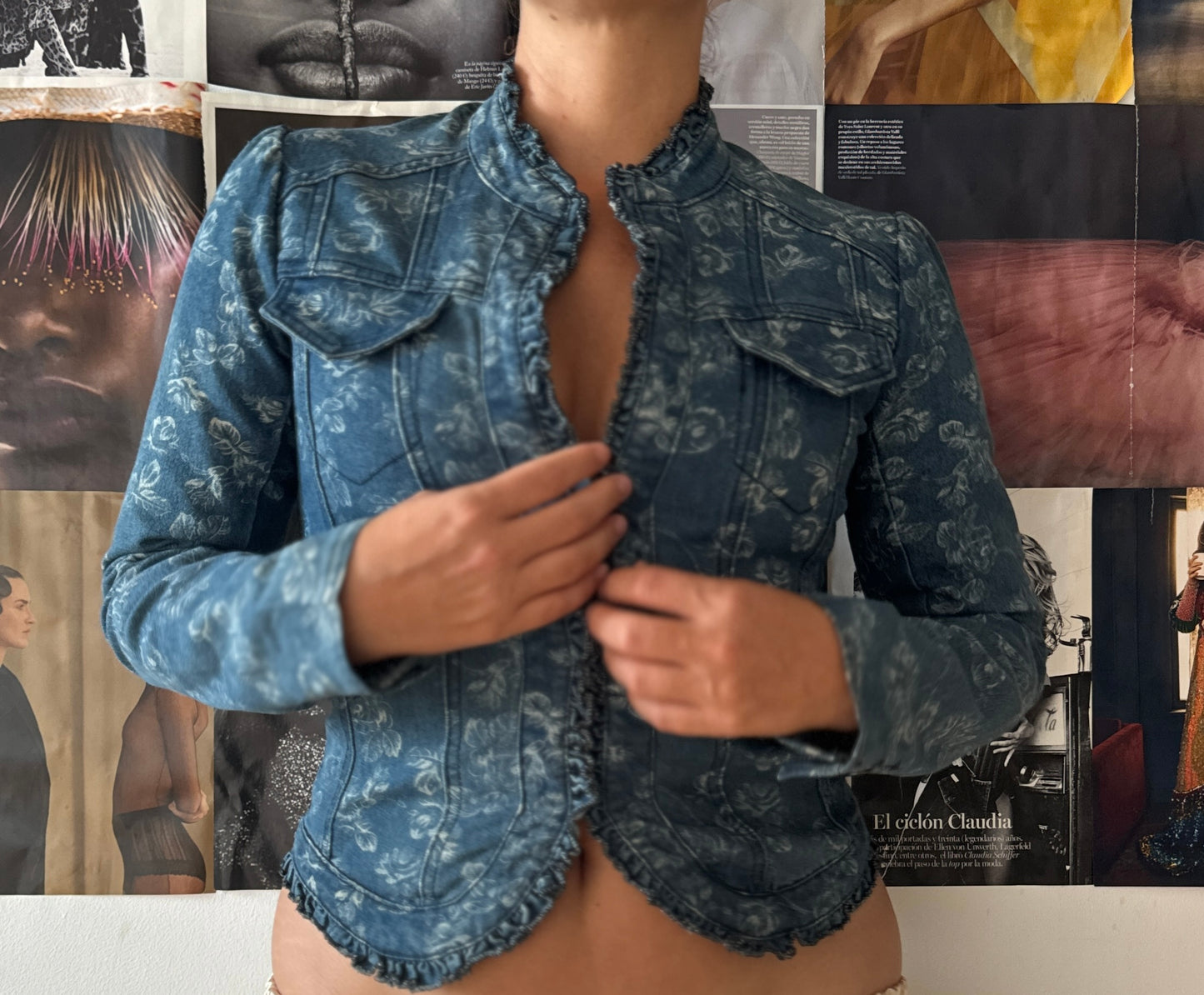 Chaqueta denim Poetry