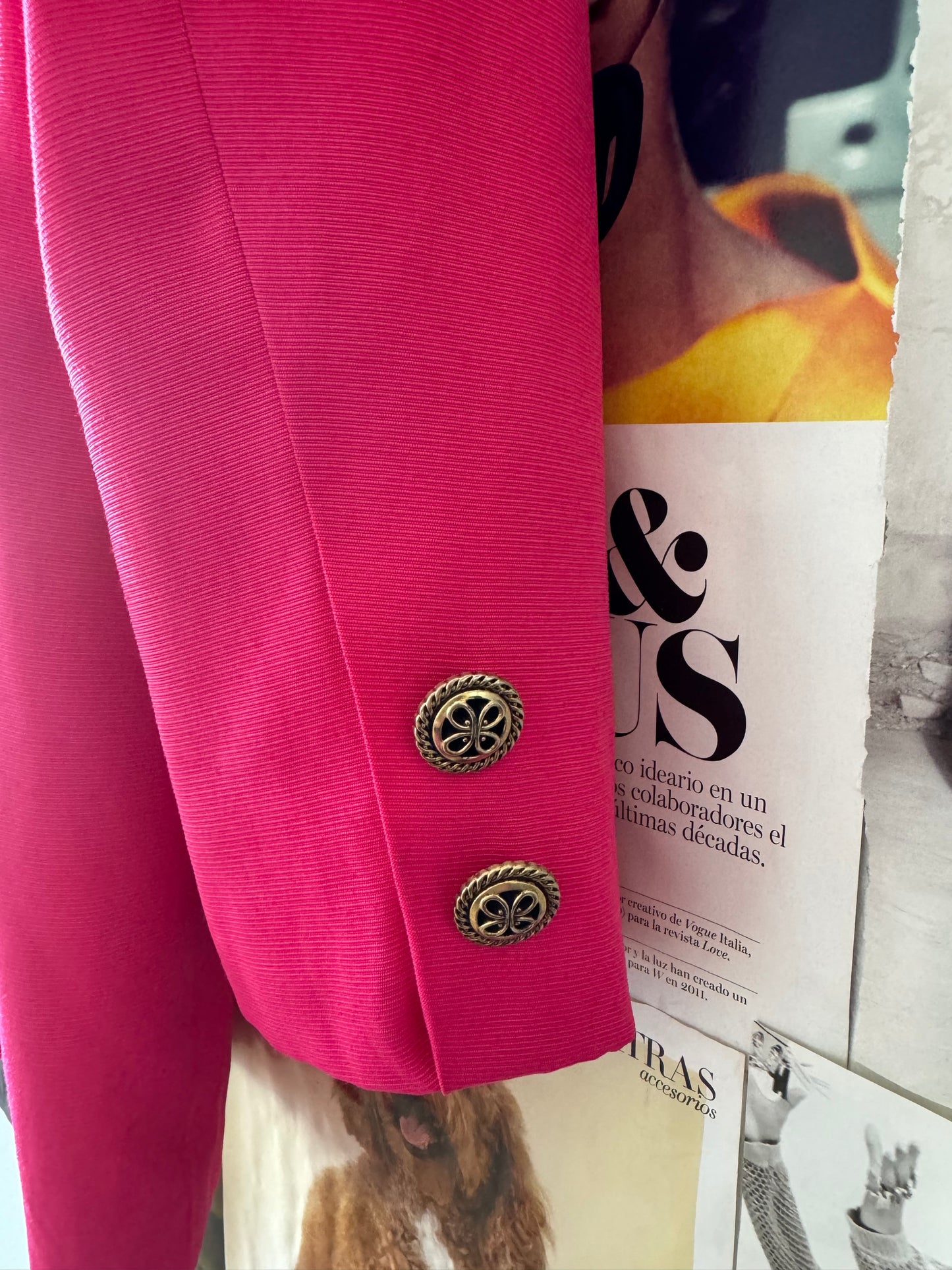 Blazer fucsia vintage