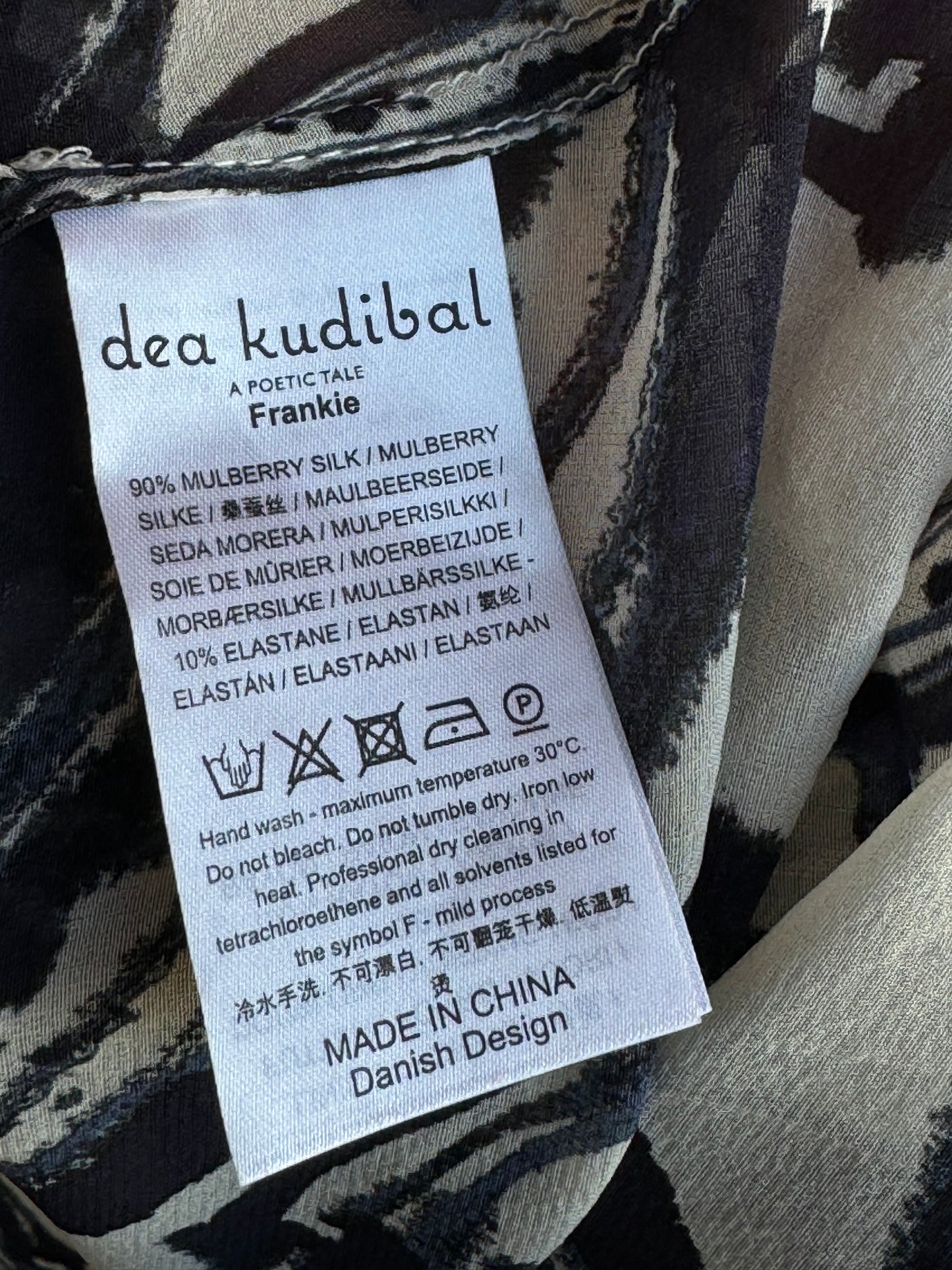 Vestido de seda Dea Kudibal