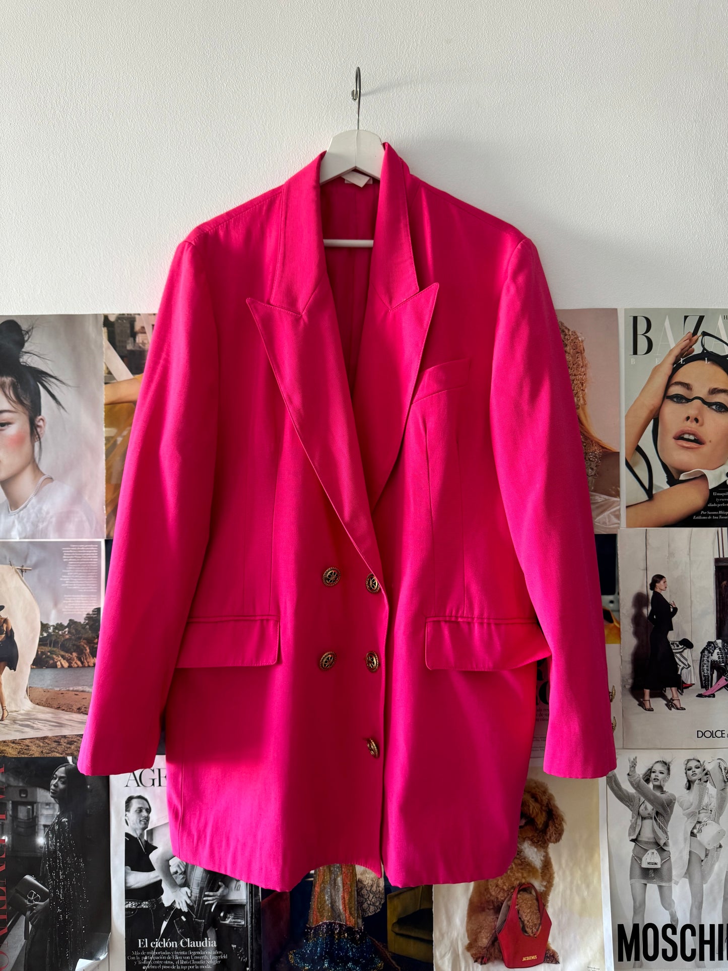 Blazer fucsia vintage