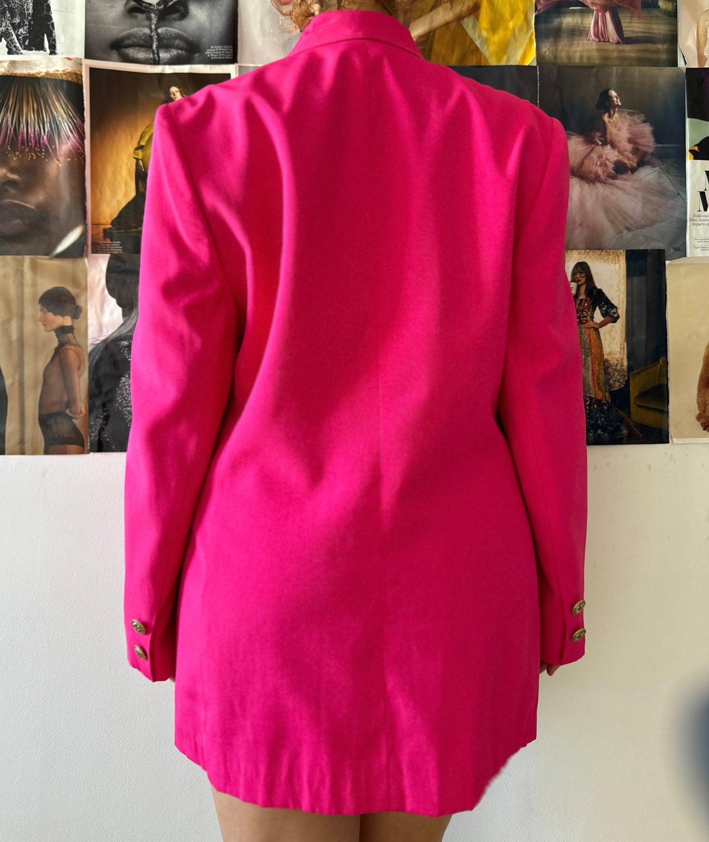 Blazer fucsia vintage