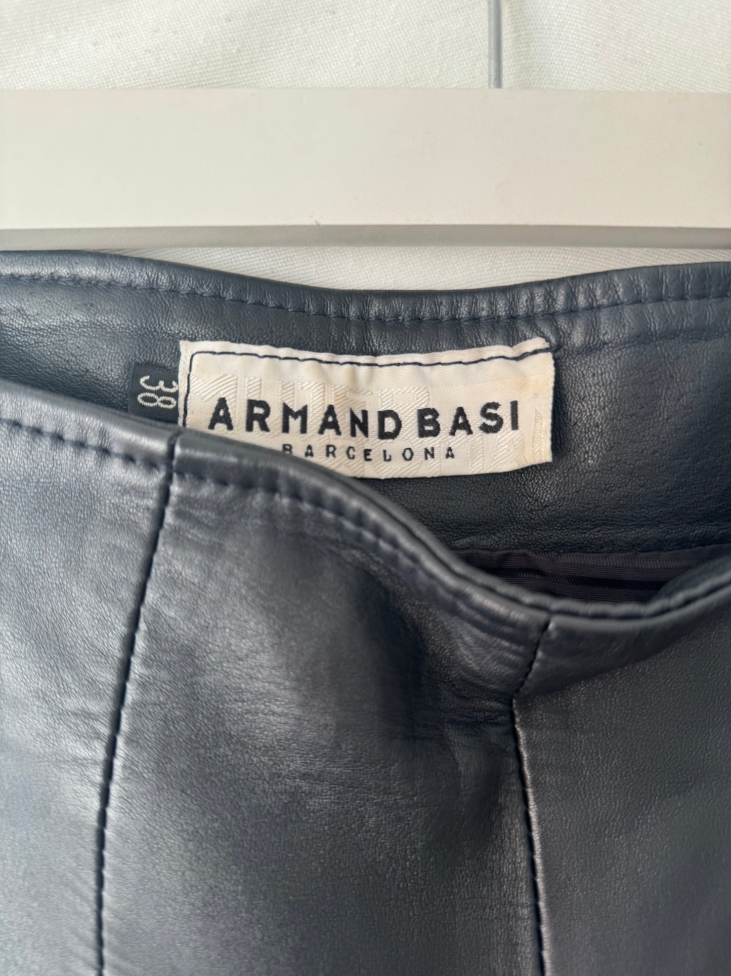 Pantalón de cuero Armand Basi Barcelona