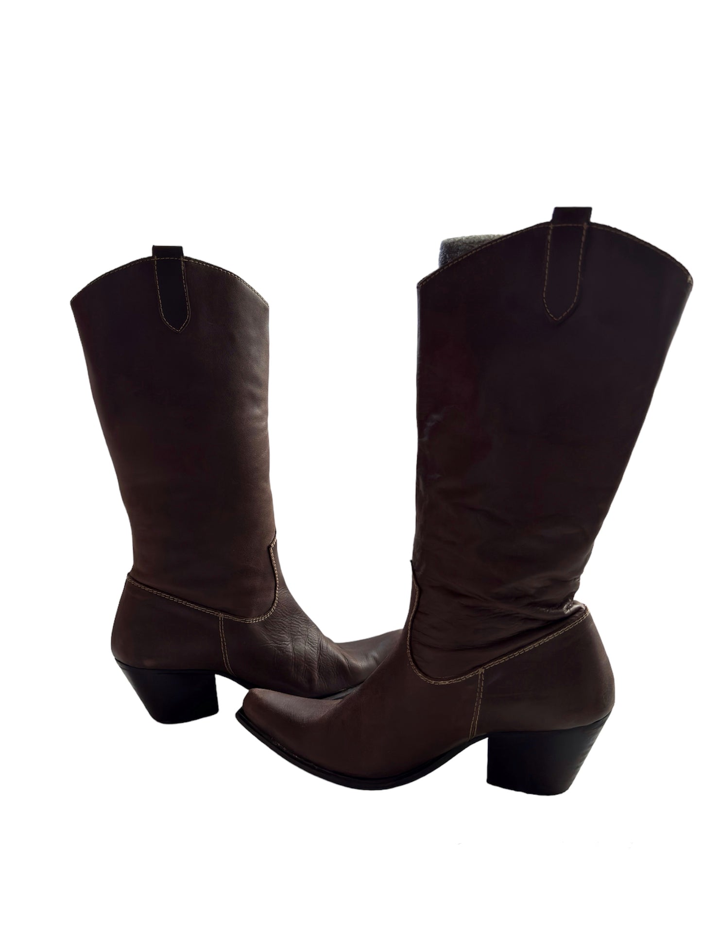 Botas Cowboy piel vintage