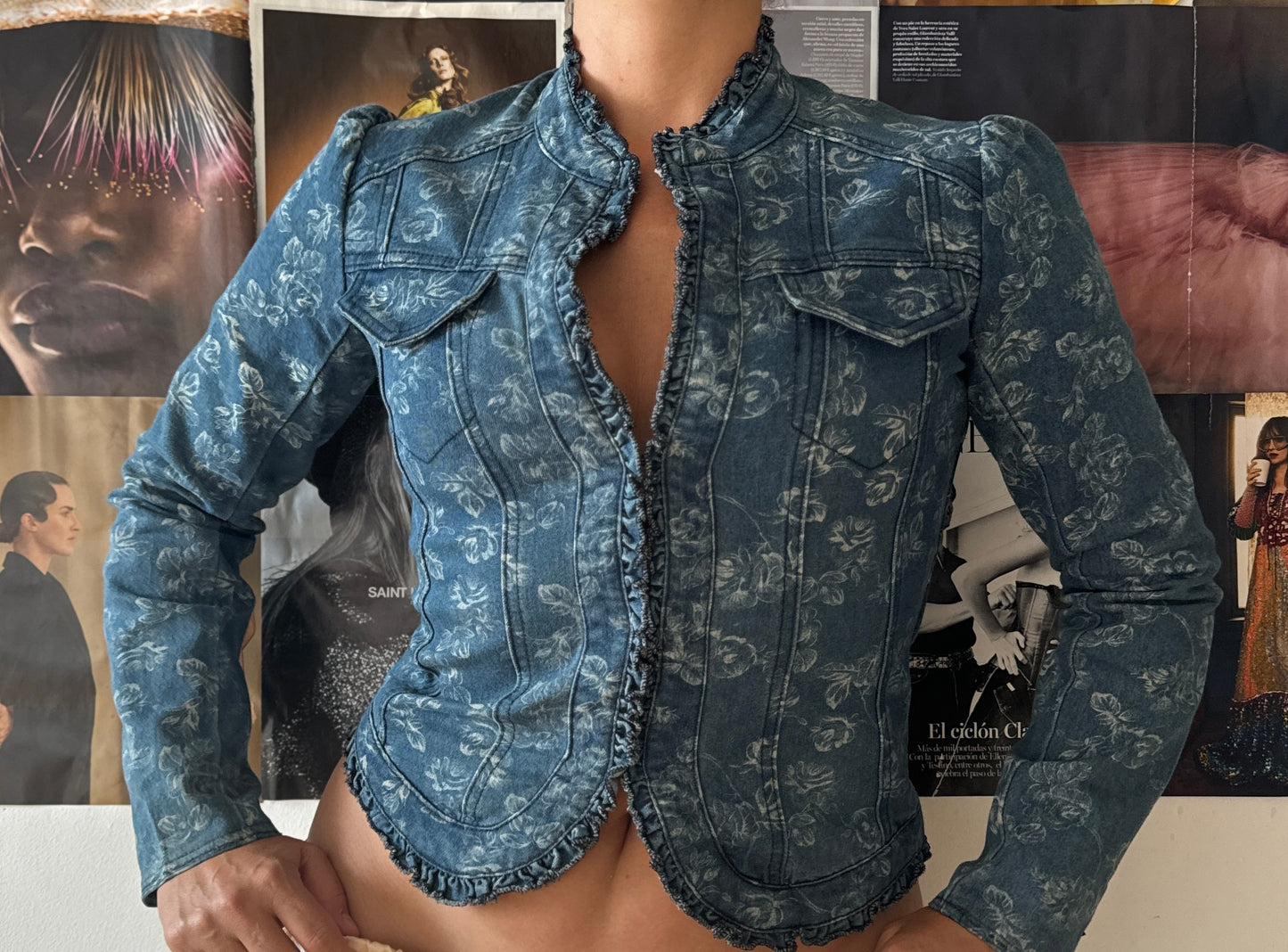 Chaqueta denim Poetry