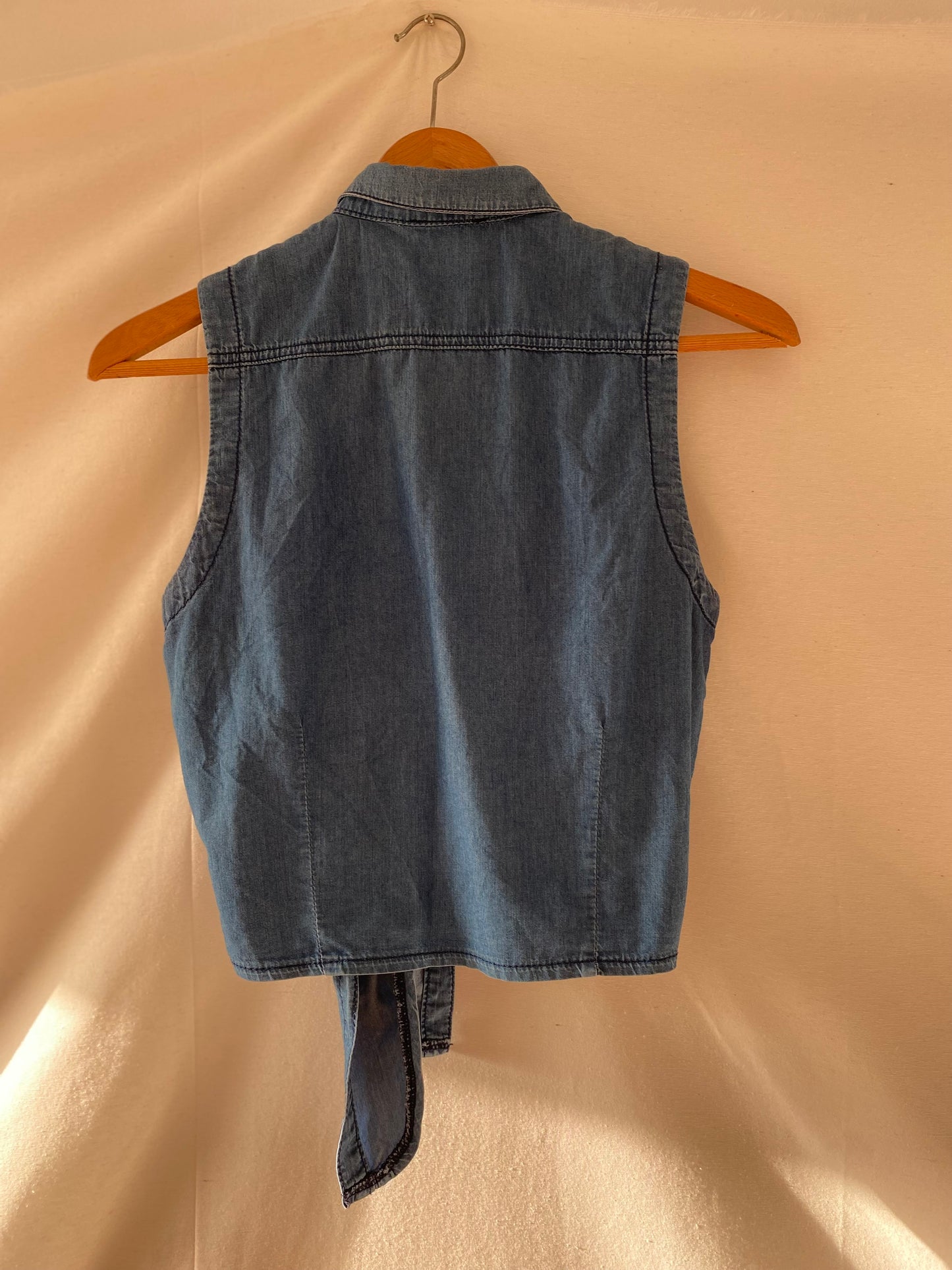 Denim top Topshop