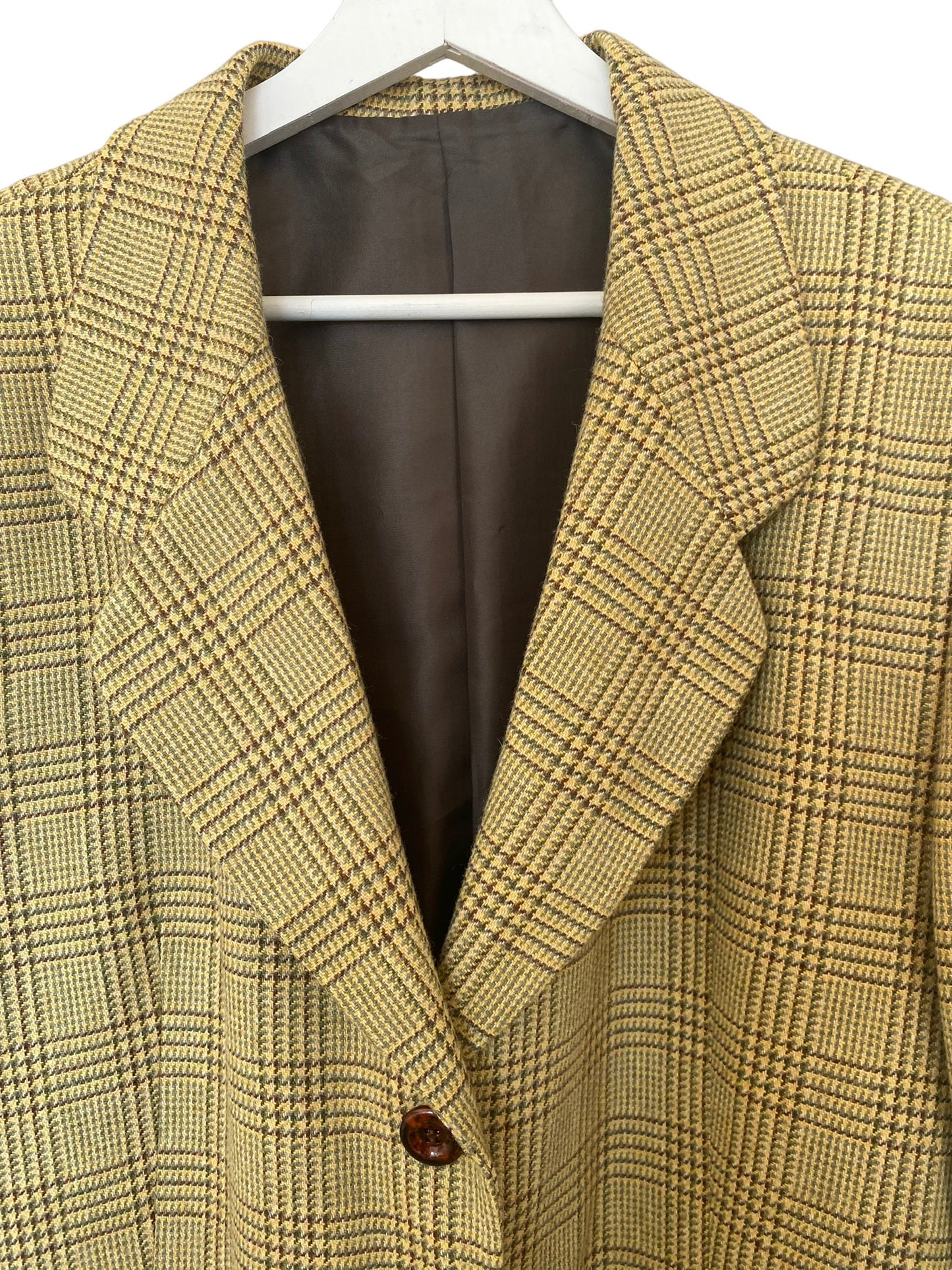 Blazer de cuadros vintage