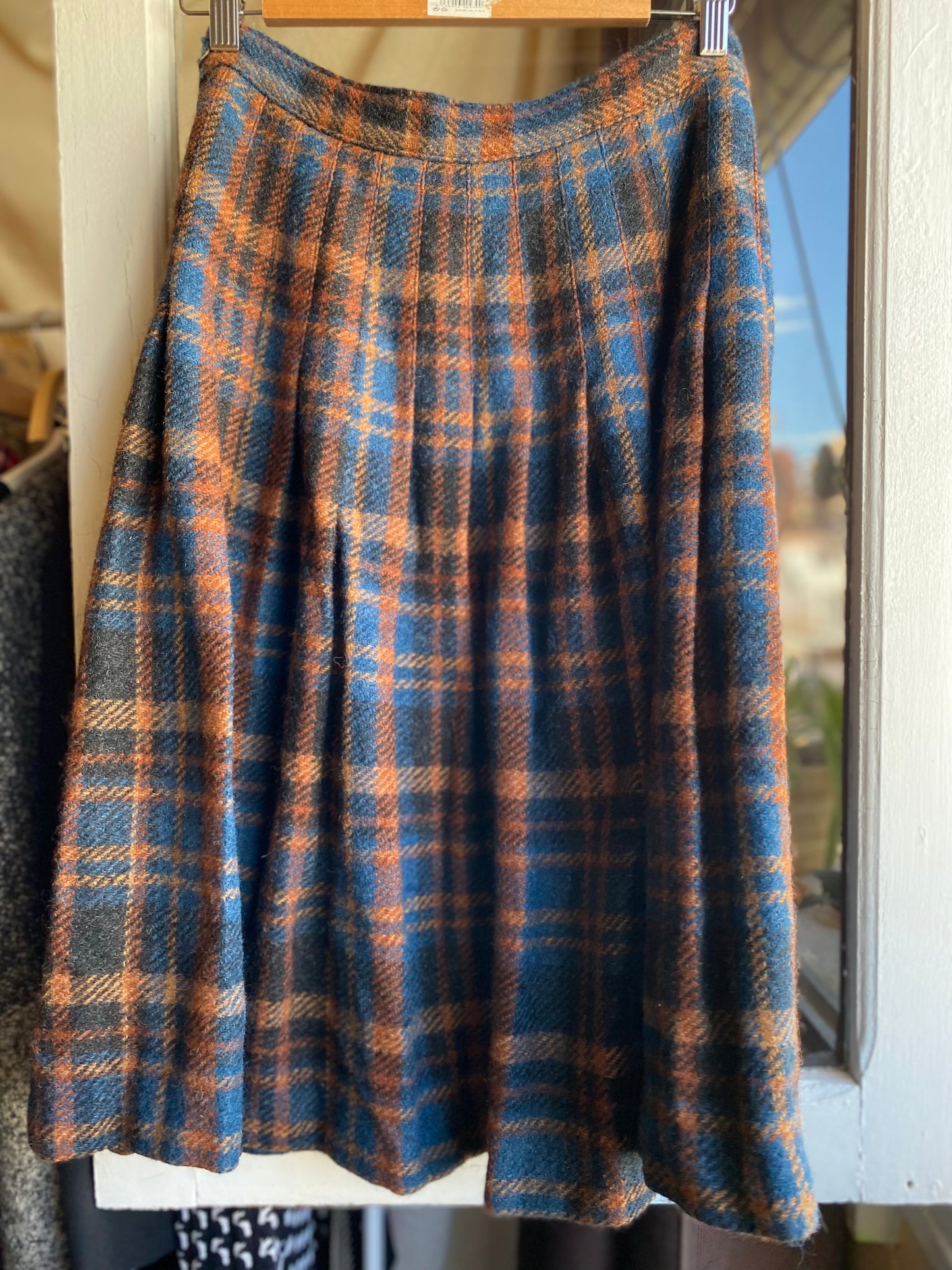 Falda vintage escocesa